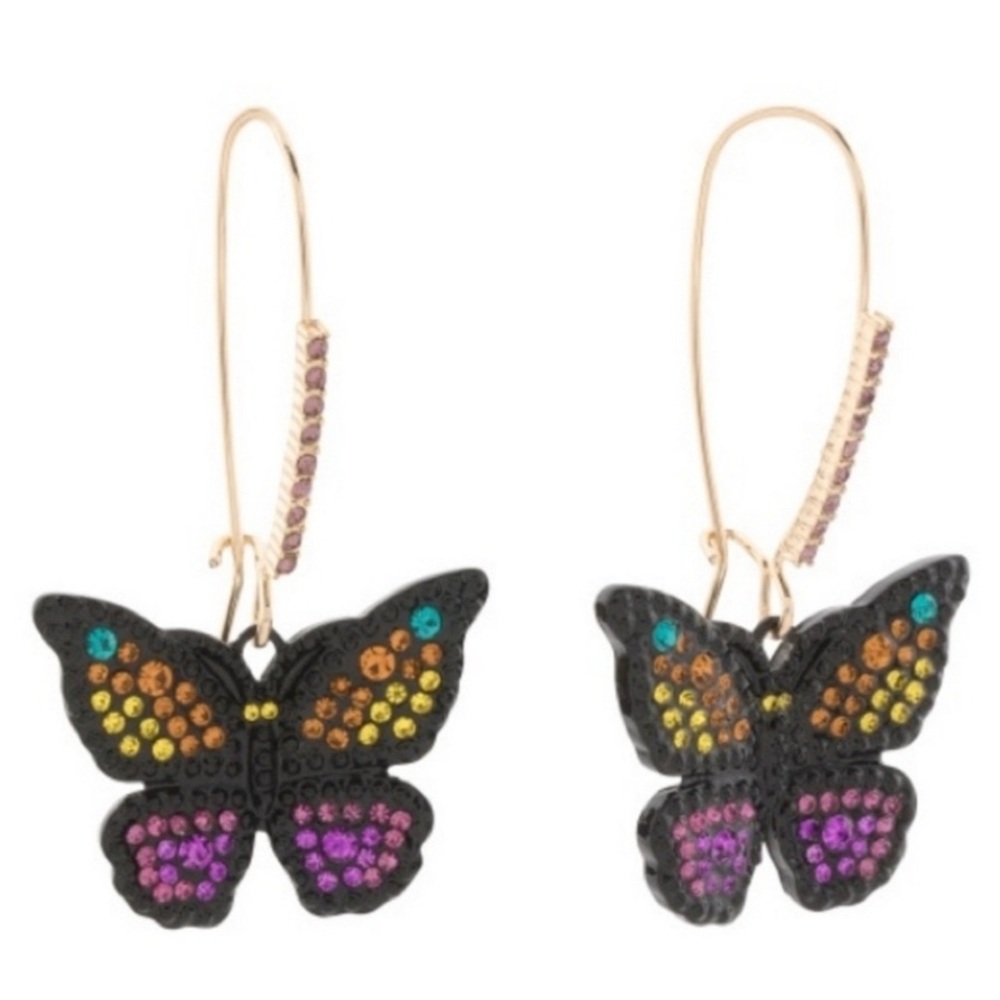 👉✨️Betsey Johnson Butterfly Hook dangle earrings